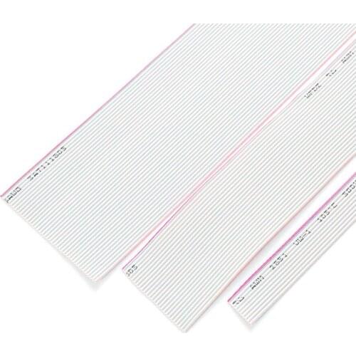 1 Meters 6/8/10/14/16/20/24/26/30/34/40 Pin Way Gray Flat Cable FC Flat Wire 1.27mm Pitch for 2.54mm FC IDC Connectors Resistor