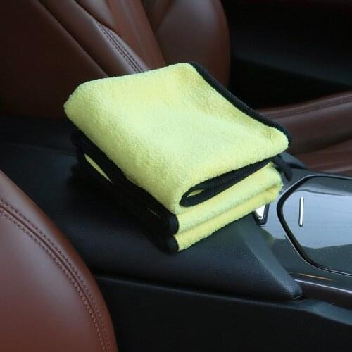 ZWNAV Car Towel Solid Color Soft Square Car Cleaning Towel Microfiber Hair Hand Bathroom Towels