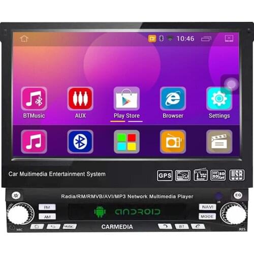 Seicane Univeral 7 inch Android 10.0 Single 1 DIN HD Car GPS Navigation Stereo Head Unit Player Radio Support WIFI Mirror Link