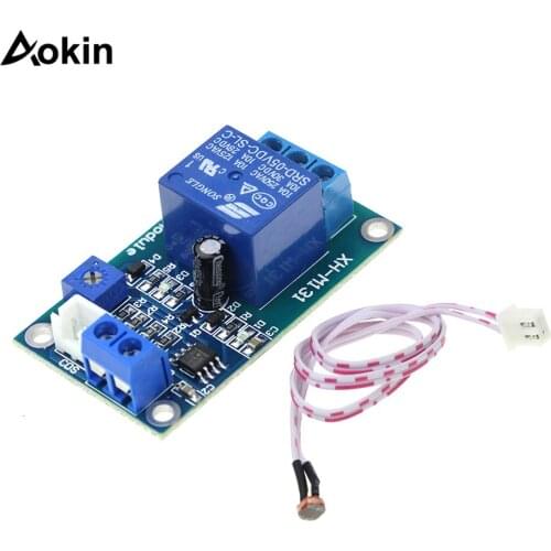 XH-M131 DC 5V / 12V Light Control Switch Photoresistor Relay Module Detection Sensor 10A brightness Automatic Control Module