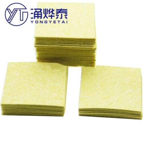 YYT 10PCS Soldering iron special high temperature sponge Clean soldering iron 3.5*4.5CM 6*6CM