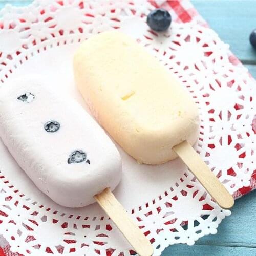 1pc Popsicle Sticks Craft Ice Cream Sticks Wooden Natural Wood Cake Tools Kids Art Crafts Diy Building Block Wholesale