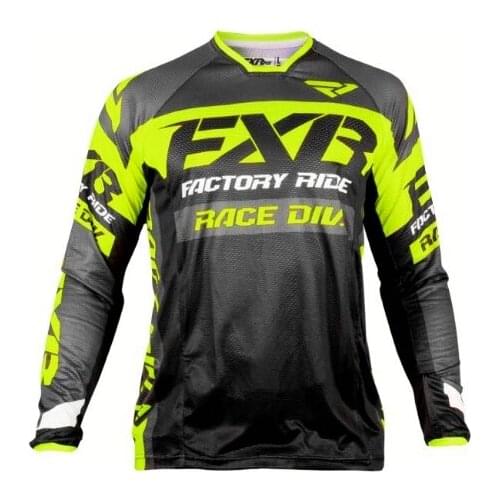 2022 DH Motocross MX FXR Long Sleeve MTB Jersey Cross-country Motorcycle Riding Downhill Jersey mtb jersey motocross