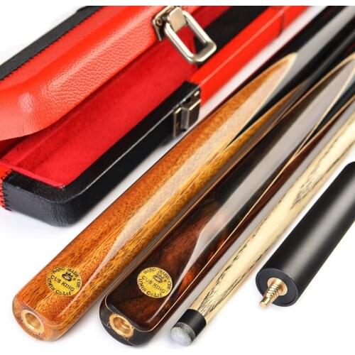 3/4 Chinese Snooker Cue Stick Omin Cue King Series 11.5mm Tip Ash Shaft Brass Joint Solid Wood Butt Handmade Billiard Pool Cue