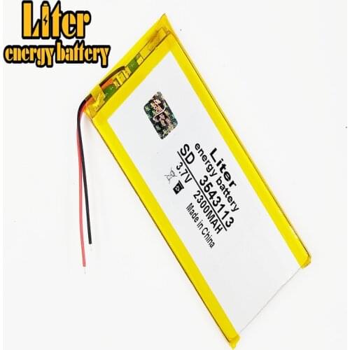 3543113 3.7V 2300mah Lithium polymer Battery with Protection Board For PDA Tablet PCs Digital Products
