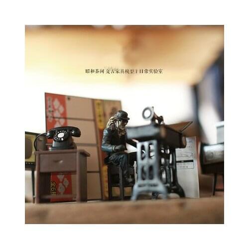 6 models of retro miniature prototypes of Japanese furniture from the Showa 1930s