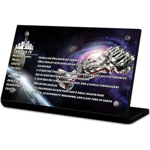 Acrylic display stand brand for 75244 Tantive IV toys building blocks