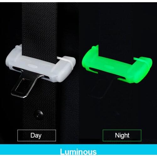 Car Anti-Scratch Cover Accessories Seat Belt Bracket Interior Parts Universal Auto Seat Belt Buckle Silicone Covers Clip