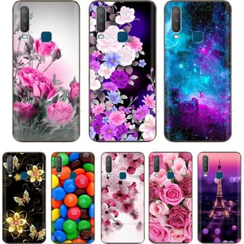 Case For Vivo Y15 Case Y 15 Y17 Soft TPU silicon Back Phone Cover For Vivo Y12 6.35" bumper Funda full 360 Protective coque cute