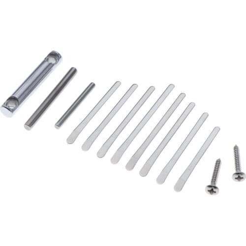 DIY Portable Kalimba 8 Key Finger Thumb Piano Accessories Parts With Screws