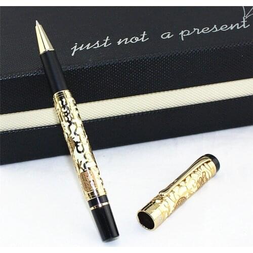 JINHAO 5000 Luxury dragon rollerball pen business office supplies novelty brand stationery beautiful metal signature pen gift