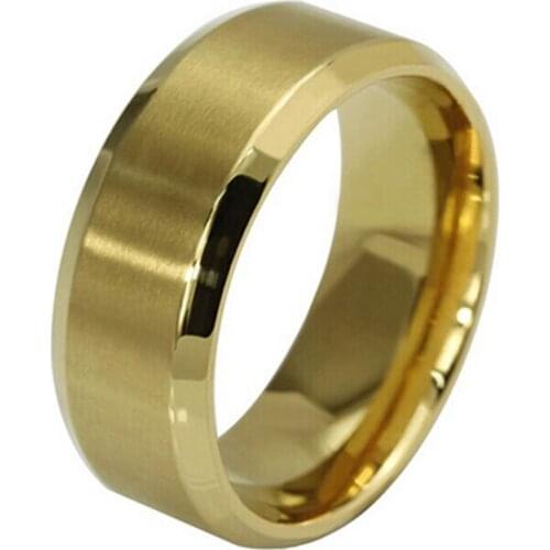 Punk Ring Cool Comfortable to Wear Simple Creative Titanium Steel Wide Band Ring for Cocktail Bar Club rings for women 2021