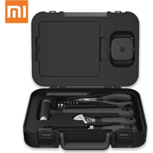 Xiaomi MIIIW 6+2 DIY Tools Kit Toolbox Household Hand Repair Tools with Screwdriver Wrench Hammer Tape Plier Knife ToolBox