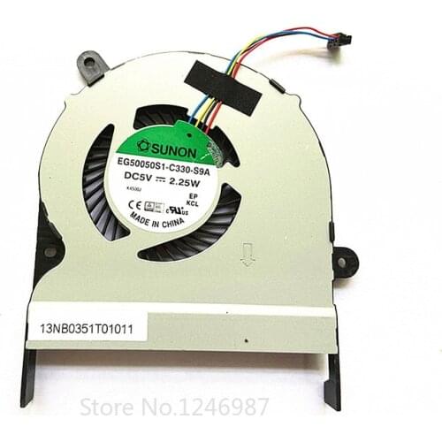 New Laptop CPU Cooling Fan for Asus S301 S301LP S301LA Q301 Q301N Cooler Fan EG50050S1-C330-S9A