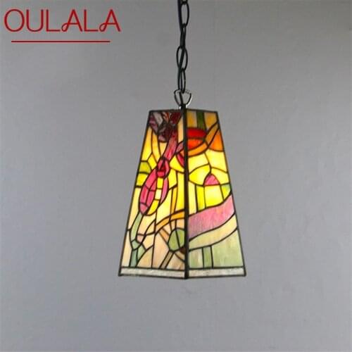 OULALA Retro Pendant Light Contemporary LED Lamp Creative Fixtures Decorative For Home Dining Room