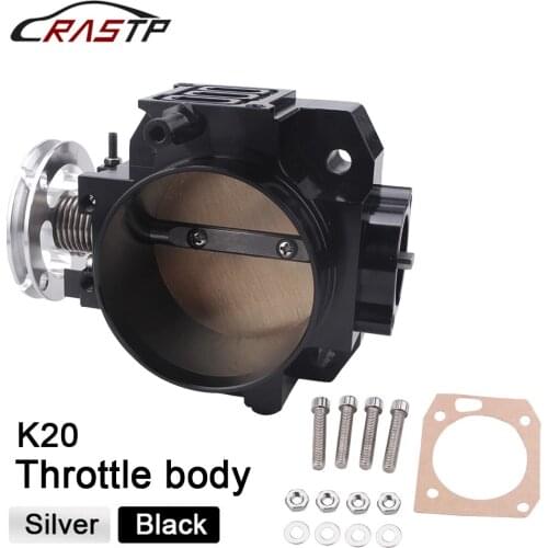 Silver Black Intake System for RSX DC5 CIVIC SI EP3 K20 K20A 70MM CNC Throttle Body Performance Intake Manifold RS-THB005-70m