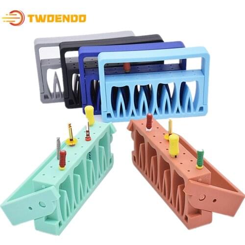 Dental 16 Holes Autoclavable Endo Block Endo Box for Measuring Root Canal