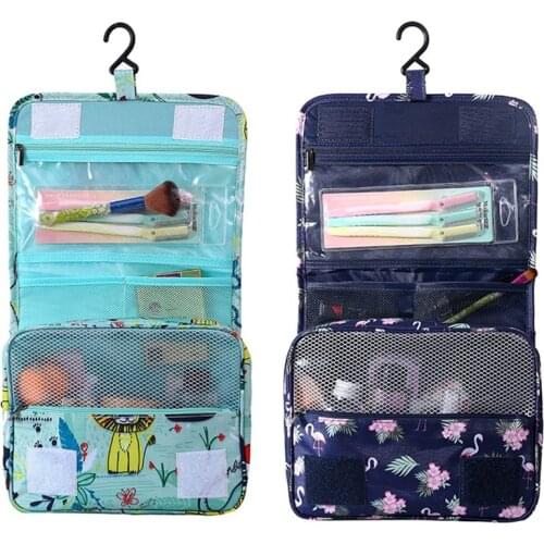 HHYUKIMI Brand Women Men Large Waterproof Makeup bag Travel Beauty Cosmetic Bag Organizer Case Necessaries Make Up Toiletry Bag