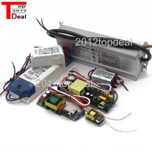 LED Driver Power Supply 1W 3W 5W 10W 20W 30W 36W 50W 100W 300mA 600mA 1 3 5 10 30 50 100 W Watt Waterproof Lighting Transformers