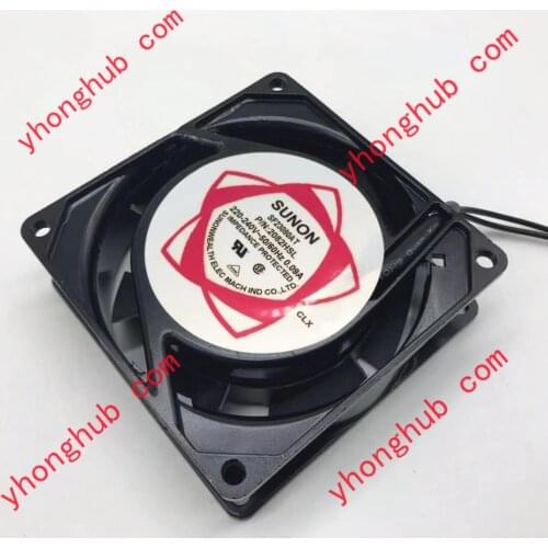 SUNON SF23080AT 2082HSL AC 240V 0.09A 80x80x25mm Server Cooling Fan