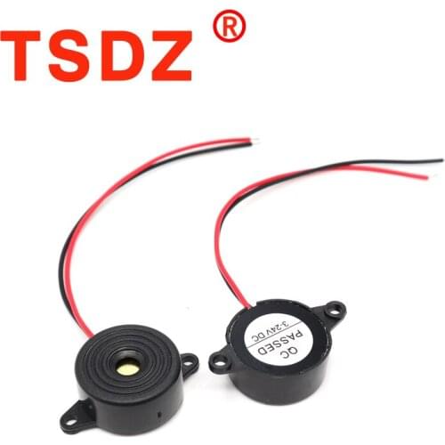 SFM-20B Active Piezoelectric Alarm Buzzer DC3-24v 2312 HighDecibel Buzzer 100dB Line Length 11cm