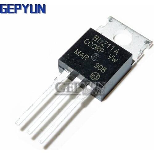 10PCS BUZ11 TO-220 50V 33A Gepyun