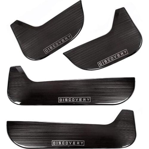 304 Stainless Steel Interior Door Panel Storage Box Protection Cover Trim For Land Rover Discovery Sport 2015 2016 2017 2018