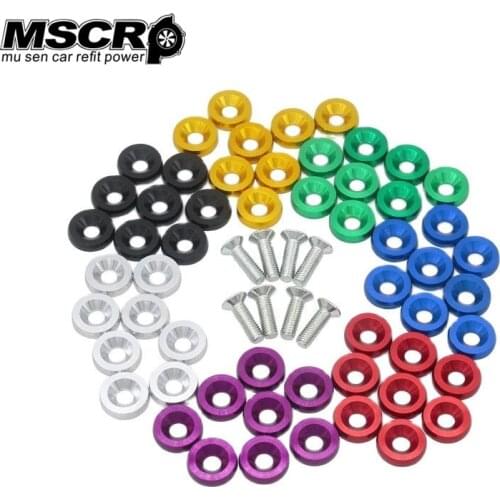 Aluminum 19MM Fender Washers and Bolt for Honda Civic Integra RSX EK EG DC 1 set=8pcs MSCRP-YX01323