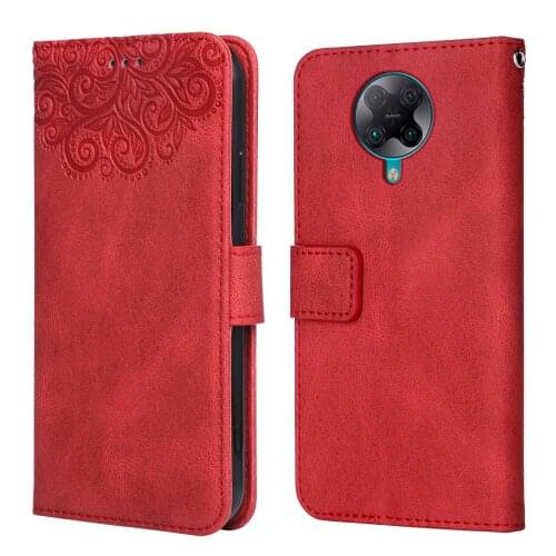 For Xiaomi Redmi K30 Ultra Flower Embossing Case Coque for Redmi K30 Ultra Wallet Flip Leather Case for Xiaomi K30 Ultra Cover
