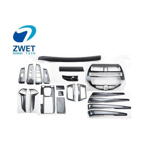 Car For accord 8 interior Carbon fiber decorative stickers 20pcs Door Interior caenter console Door Handle