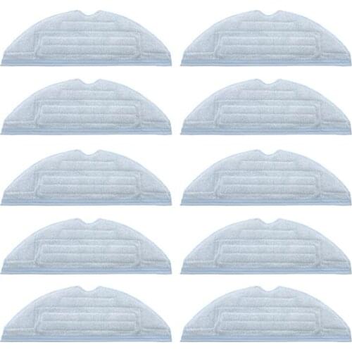 EAS-10 Pcs Replacement Mop Rag Compatible for Xiaomi Roborock S7/T7 Plus,Robotic Vacuum Cleaner Spare Parts