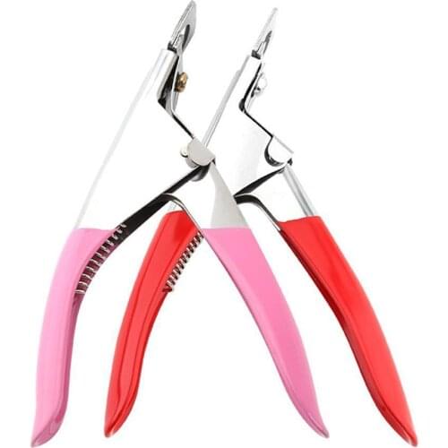 Fake Nail Cutter Professional Nail Straight Edge Acrylic Cutter Guillotine Manicure Cut Tips Nails False Nail R2J5