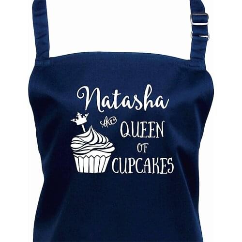 Customize Cake Bakery Kitchen Aprons With Name,Personalized Cupcake Baking Apron,Novelty Gift For Teens,Funny Grilling Gifts