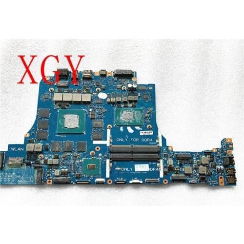 FOR DELL 15 R3 17 R4 Laptop motherboard CN-0D51CG D51CG LA-D751P com SR32Q i7-7700HQ GTX1070 N17E-G2-A1 100% test OK