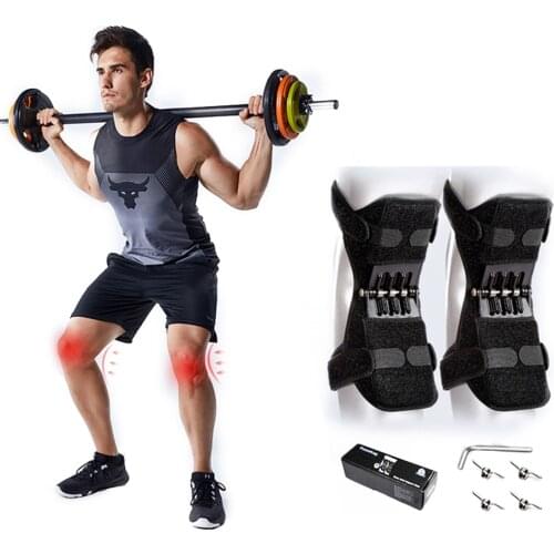 Knee protector Joint Support sports kneepad knee brace Knee Patella Strap Powerful Rebound Spring Force Protection booster knee