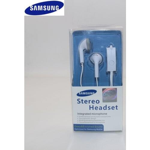 White Casual Earphone In Ear Earphones Headsets Wired With Microphone For Samsung Galaxy S2 S3 S4 S5 Note 2 3 4 I9300 N900