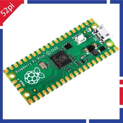 Official Raspberry Pi Pico Board Microcontroller Board Dual-Core 264KB ARM Low-Power Microcomputers Cortex-M0+ Processor