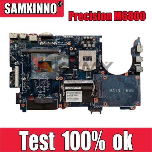 Original laptop Motherboard For DELL Precision M6800 CN-0XWC1M 0XWC1M LA-9781P SR17D Mainboard