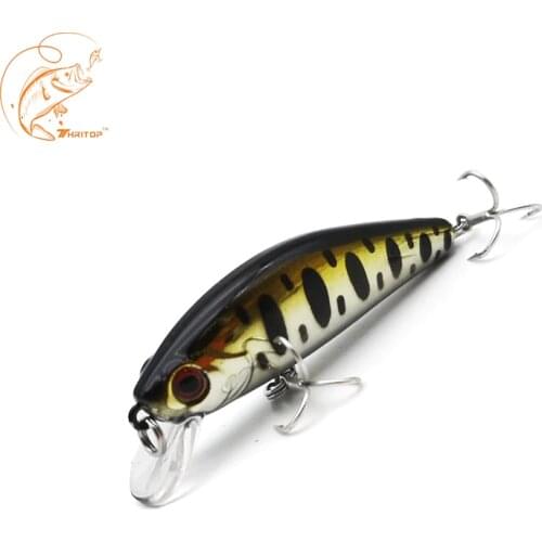 Thritop New Minnow TP109 Fishing Sinking Bait 6.5g 55mm High Quality Hard Lure Wobbler Bass Artificial Bait Fishing Tackle