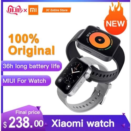 2019 Xiaomi Smart Watch GPS NFC WIFI ESIM Bracelet Wristwatch Sport Bluetooth Fitness Heart Rate Monitor Tracker Xiaomi Watch
