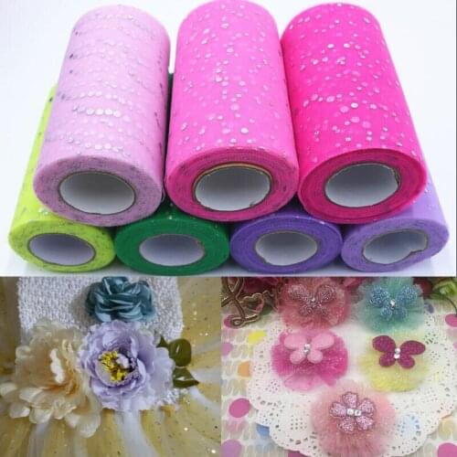 Wedding Decoration ,Glitter Sequin Tulle Roll Spool Tutu Skirt Fabric Wedding Decoration DIY Crafts Birthday Party 25Yards/lot