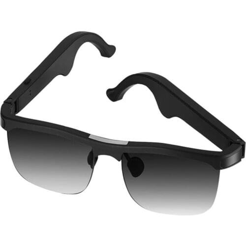 Top Deals Smart Audio Glasses Wireless Bluetooth Headphones Outdoor BT5.0 Hands-Free Call Compatible With IOS/Andriodpc Tablet