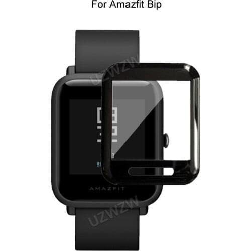 For Amazfit Bip Soft Smart Watch Screen Protector Guard 3D Curved Edge Full Coverage Protective Film Cover