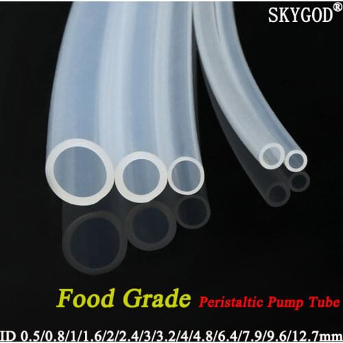 3x5 Silicone Tube ID 3mm OD 5mm 1 meter Flexible Rubber Hose Thickness 1mm Food Grade Soft Drink Pipe Water Connector Colorful