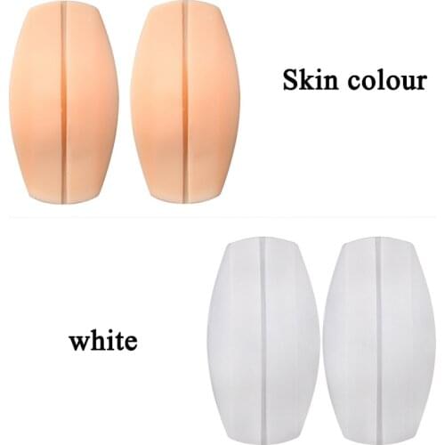 1 pair/lot Shoulder Pads Silicone bra Underwear Anti-Slip shoulder pad bag strap Sewing pad DIY for backpack Sew clothing decor