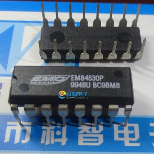 10pcs/lot 100% New&original EM84530P DIP16 EMC