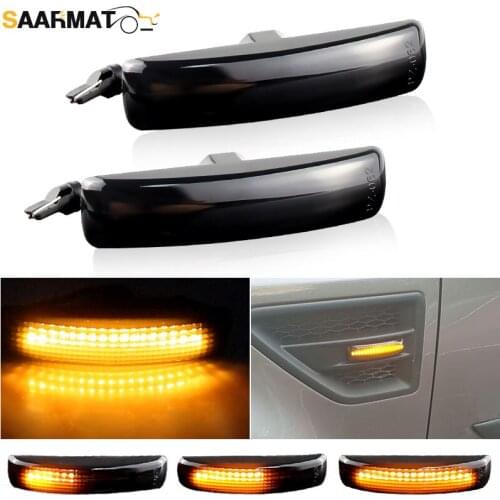 2Pcs LED Turn Signal Dynamic Side Marker Lamps Repeater Indicator Light For Land Rover Discovery 3 4 Rover Sport L320 Freeland 2