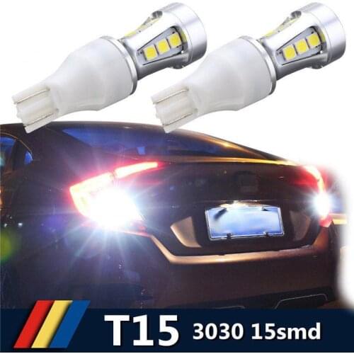 2pcs Error Free T15 18 LED Reverse Parking Projector Bulbs Fit For VW Passat 2009-2013