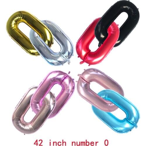 40-Inch Oversized Number 0 balloon Helium Foil globos Wedding Anniversary birthday party Decoration baby shower Supplies