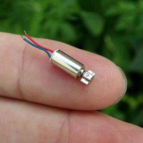 5/10pcs/lot DC Micro Vibration Motor Cell Phone Coreless Vibrator 4mm*8mm Mini 0408 Coreless Motors DC 1.5V-3V Electric Toy DIY